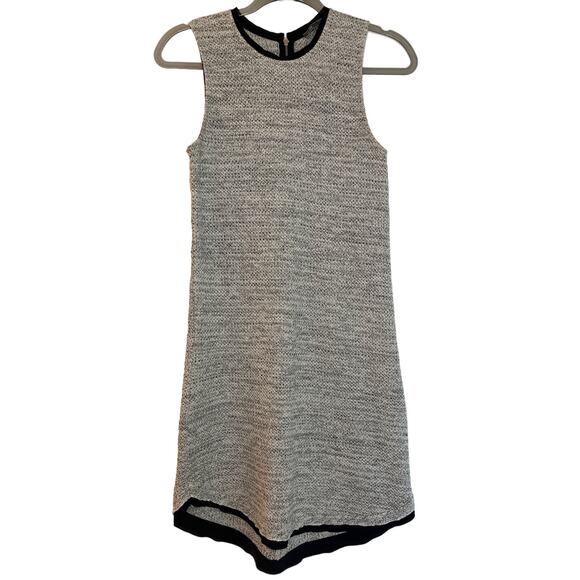 Vince Dresses & Skirts - Vince Sweater Knit Sleeveless Sheath Dress Size S Gray Knee Length Academia